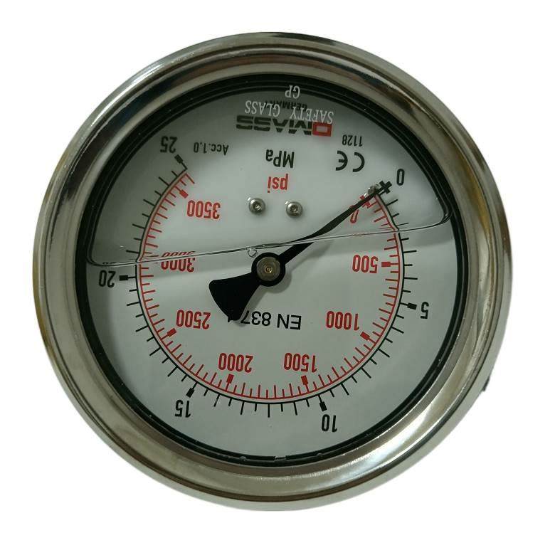 压力表DMASS德国EN837-1 MBB10U-250-1-ZZZ 100盘 轴向 德玛仕