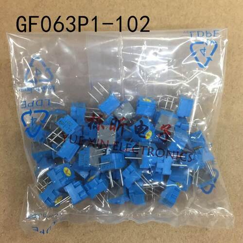 原装日本 TOCOS 单圈精密可调电阻GF063P1-B102K B1K电位器