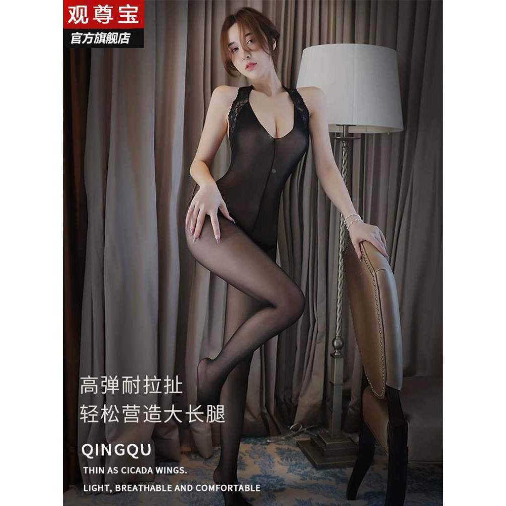内衣新款透明诱惑性感连体衣床上丝袜睡衣睡裙内衣连裤袜丝袜
