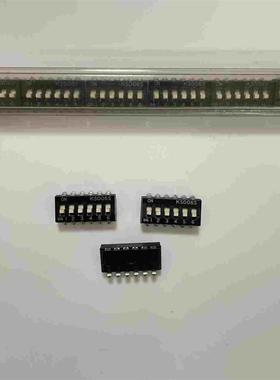 进口日本OTAX KSD06S拨码开关6位 琴键式平拨编码6P 贴片2.54间距