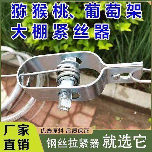 德国品质10个价热镀葡萄架铁丝拉紧器钢丝绳收紧拉直紧固扣拉紧环