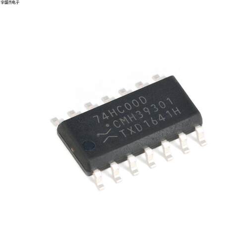 原装正品 74HC00D,653 SOIC-14 四路2输入与非门 贴片逻辑芯片