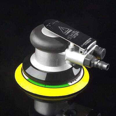 德国进口普力马5寸抛光气动打磨机家具气模机汽车墙面腻子干磨机