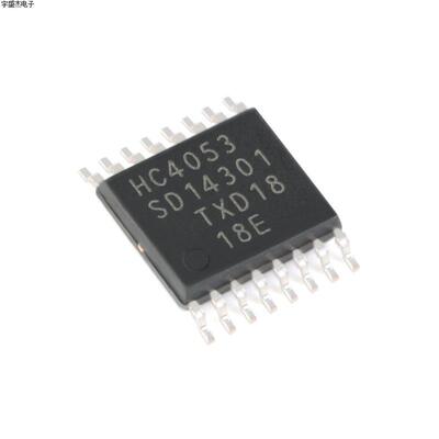 原装正品 74HC4053PW,118 TSSOP-16 三路2通道模拟多路复用器芯片
