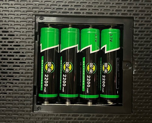 国爱18650锂电池可循环充电