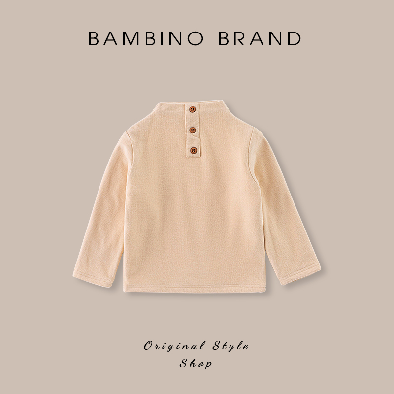 半高领韩版长袖加绒加厚打底衫