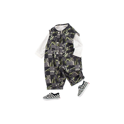 长裤纯棉背带裤韩版裤子