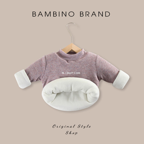 半高领韩版长袖夹棉加绒打底衫