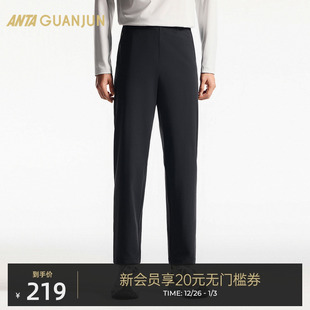 全天候系列加绒长裤 商务通勤休闲裤 男裤 新款 子 冬季 安踏冠军运动裤