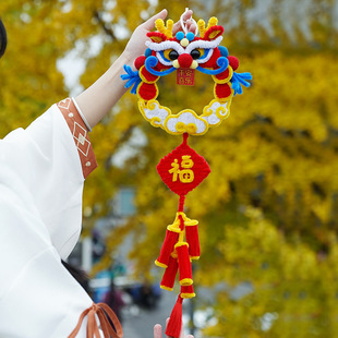 蛇年新年挂饰扭扭棒diy手工礼物挂饰门框挂件车载车内摆件装饰品