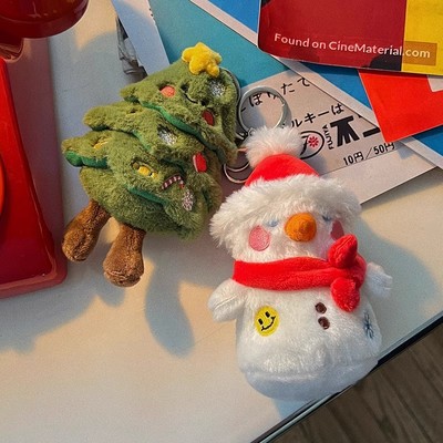雪人公仔毛绒玩具小偶包挂