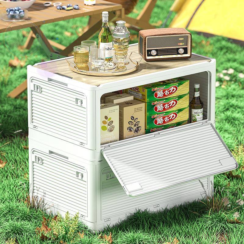 昕箱猫严选户外露营收纳箱露车行营野餐折叠箱木盖载后备旅昕猫储