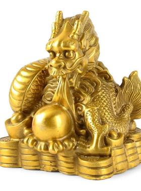 黄龙铜十二铜生肖摆件珠宝生肖大号鼠牛虎兔蛇马羊鸡狗猪1猴2CSF