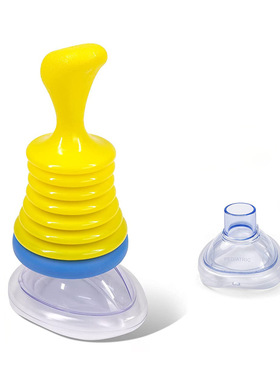 呼吸训练器窒息急救援面罩Choking Emergency Device人工心肺活量