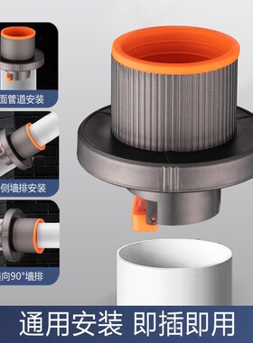 下水管道防返臭神器洗衣机手盆密封塞厨房菜盆防臭盖封堵口器枪灰