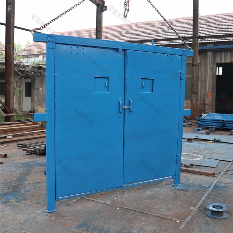 煤矿井下无压风门 防火手动无压风门 对开式平衡风门型号齐全