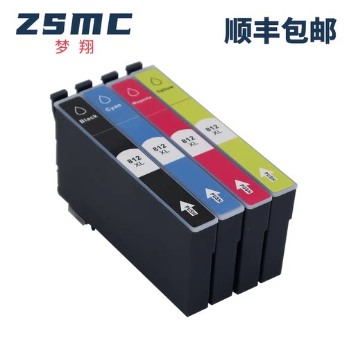 ZSMC爱普生812XL812打印机墨盒