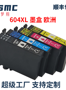 适用爱普生 604XL墨盒EPSON XP2205 XP-2200 XP4205 XP-3200 XP4200 WF-2910 WF2930 WF2950打印机墨盒T604XL