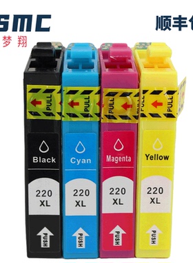 适用爱普生EPSON 220 T220 220XL墨盒XP-420 XP-424 XP320 WF-2630 2650 2660 2750 WF2760打印机墨水盒T2941