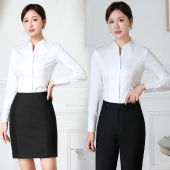 衬衫 裤 销售职业工作服新款 奔驰4s店长袖 女士衬衣工装 西装 修身 西裙