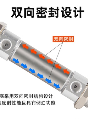 可调气缸MICJ20 MIJ20X225X250X275X300-10S-20S-30S-40S-50S-FA