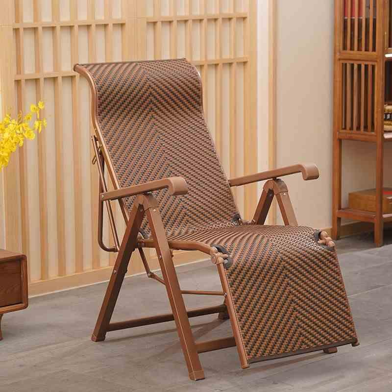 振东岁睡康藤编躺椅懒人椅夏天午休老人靠椅睡椅可调节椅休闲靠背