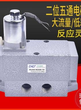 电磁阀换向阀K25D-08 10 K25D-15 K25D-20 25 32  40大流量老阀