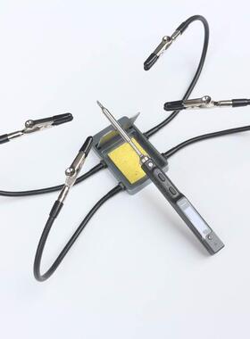 TS101电烙铁百变多功能支架TS80P电焊笔焊接夹子RGS65焊台烙铁架