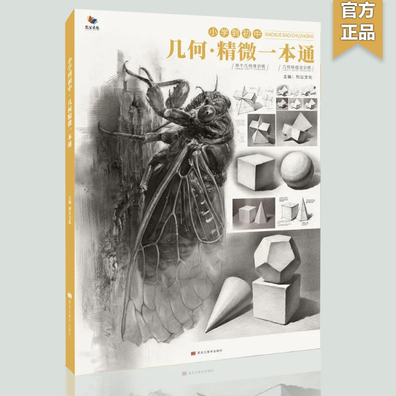 小学到初中几何精微一本通2021烈公文化铅笔素描绘画零基础入门美术
