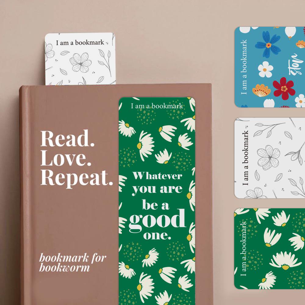 10张/包英文书签励志创意正能量卡片送同学朋友祝福语盒装小卡片