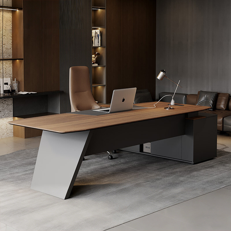 老板办公桌简约现代设计师总裁桌经理主管桌办公桌组合高档大班台