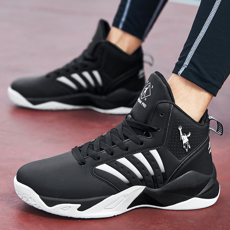 乔丹格兰篮球鞋男断码运动鞋青少年高帮实战球鞋摩擦有声防滑减震