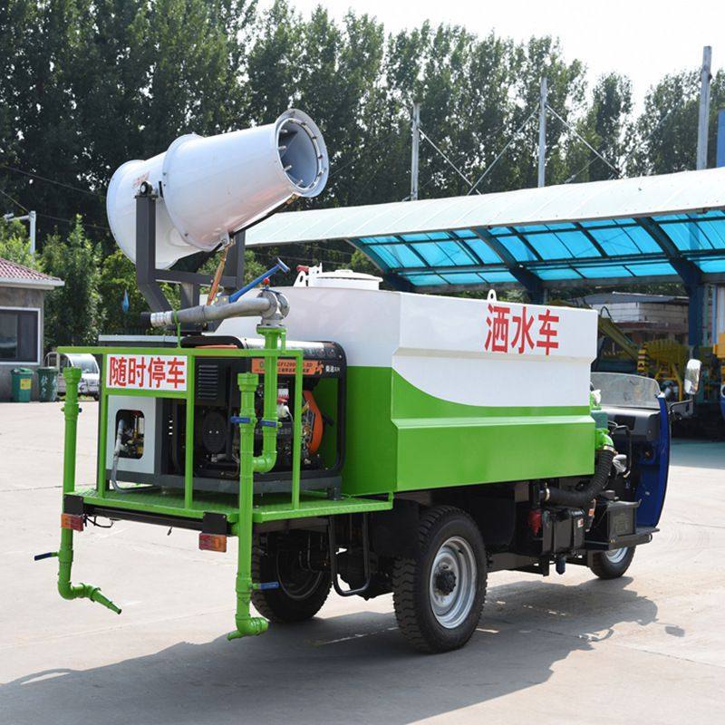机动三轮洒水车 3方福田五星多功能洒水车 抑尘洒水车雾炮车