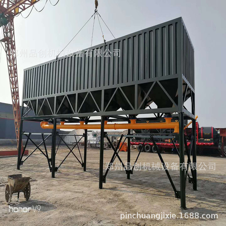 批发卧式水泥仓 移动式砂浆石灰粉煤灰储料仓 100吨集装箱水泥罐