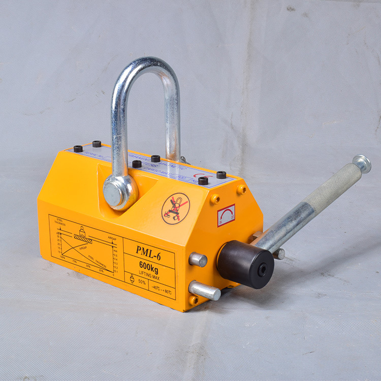 直销 永磁起重器 强磁手动吸盘 600kg自吸式磁力吊 0.6吨永磁吸盘