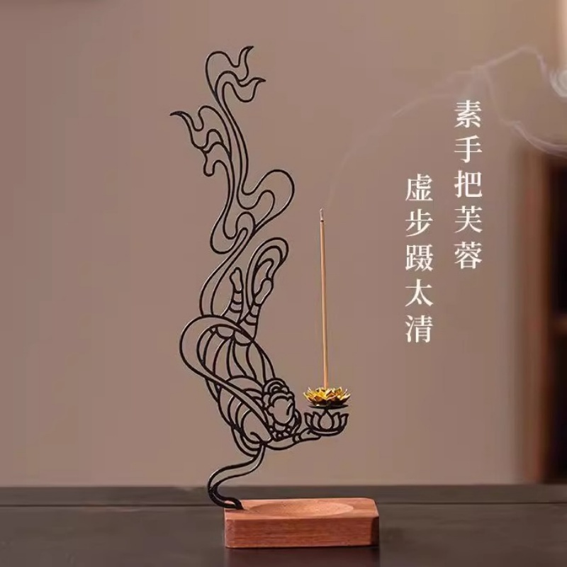 敦煌仙女造型镂空设计美观雅致