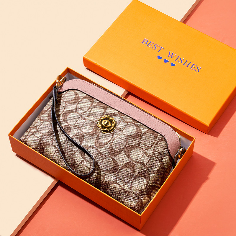 潮牌韩版牛皮手拿包女零钱包女士长款钱包大容量可放手机手抓包,箱包皮具/热销女包/男包,钱包,淘宝优惠券,粉丝福利购,淘宝优惠卷