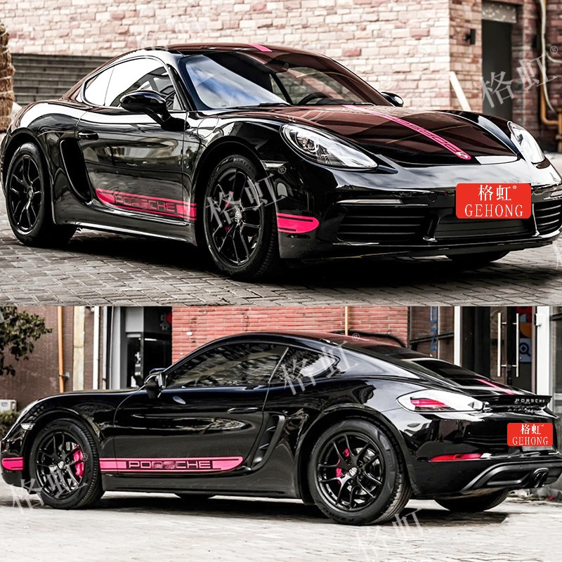 适用于保时捷718车贴拉花