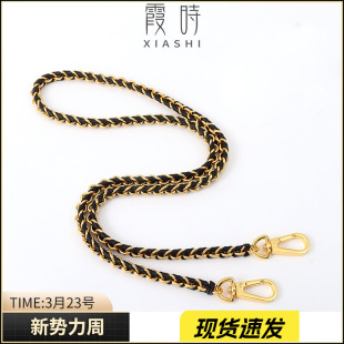 适用lv穿皮链条金属包链子单买腋下斜挎替换肩带包带子包包配件