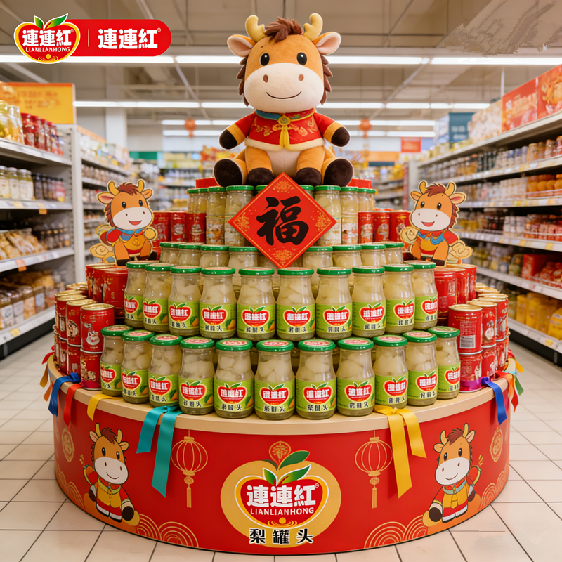 随州冰糖梨球罐头新鲜橘子黄桃水果玻璃瓶老年人即食正品整箱桔子