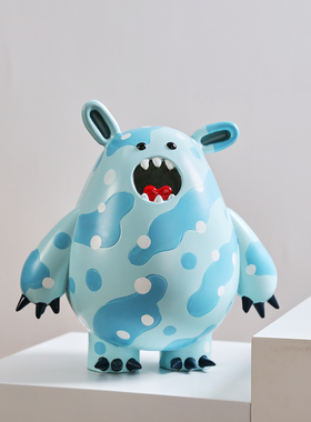 概念潮玩手办树脂卡通怪兽摆件