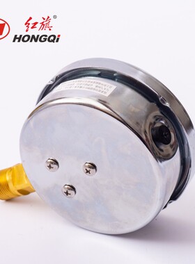 红旗仪表防震抗震压力表YTN-100耐震0-1mpa充油压力表1.6级100mpa