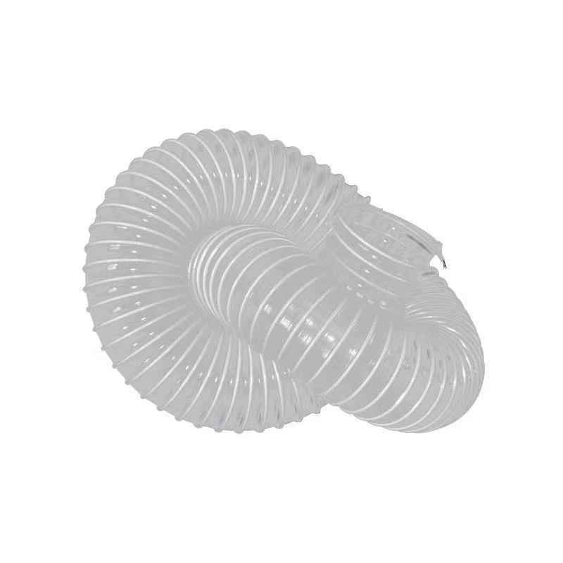 实力PVC吸尘软管包塑钢丝伸缩管雕刻机除尘管木工通风波纹管