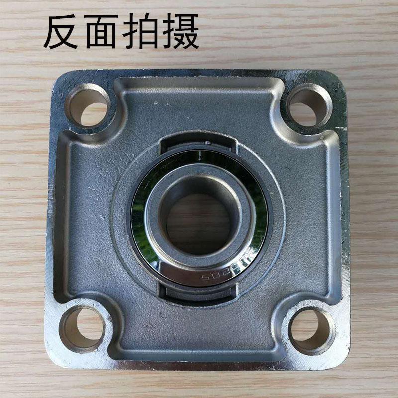 304不锈钢外球面轴承带座方形SUCF204 SF205 UCF206 207 208 209