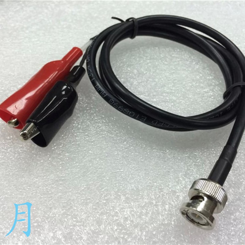 信号发生器输出线 连接线BNC转夹子线 纯铜示波器探头线Q9线 50欧