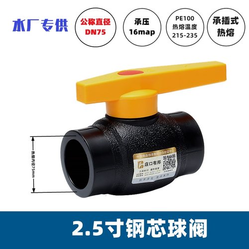 PPR球阀PE水管接头配件钢芯内丝双活接PVC全塑热熔阀门开关4分 20