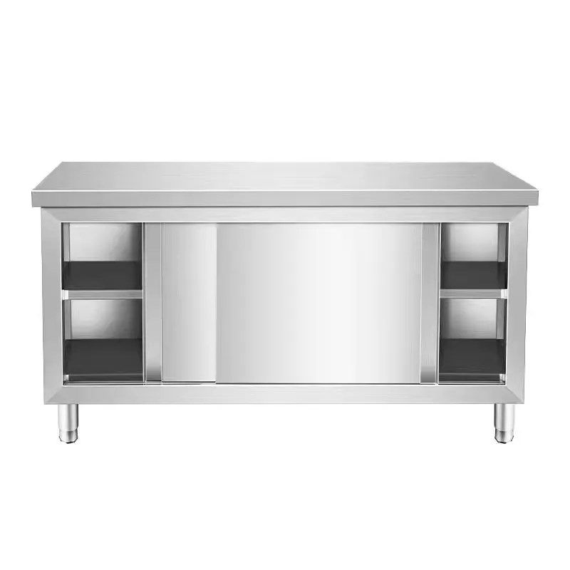 304不锈钢工作台厨房专用打荷操作台面案板切菜桌商用长方形拉门,个性定制/设计服务/DIY,明信片定制,淘宝优惠券,粉丝福利购,淘宝优惠卷