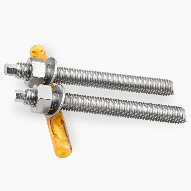 304不锈钢化学锚栓化学膨胀螺栓化学螺丝苗栓M8M10M12M16M20-M30