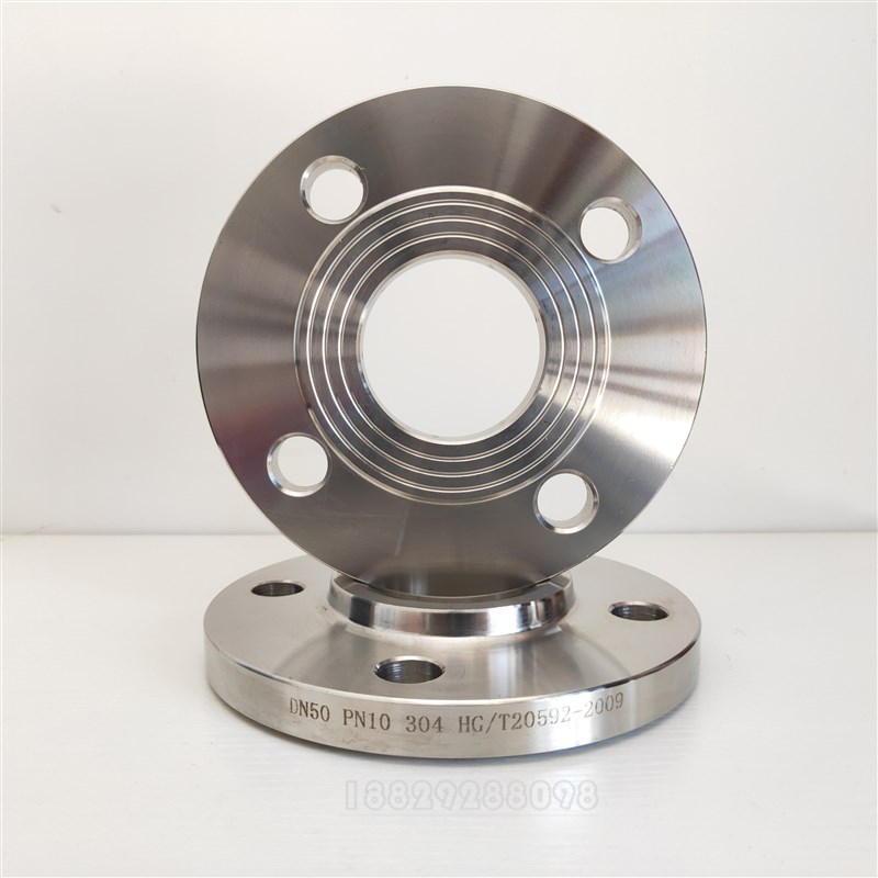 304不锈钢法兰片PN10 16平焊锻打法兰盘焊接25/32/50/65/80/100
