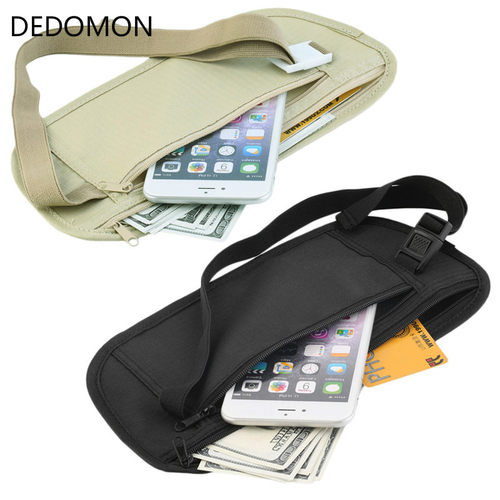 Cloth Waist Bags Travel Pouch Hidden Wallet Passport Money